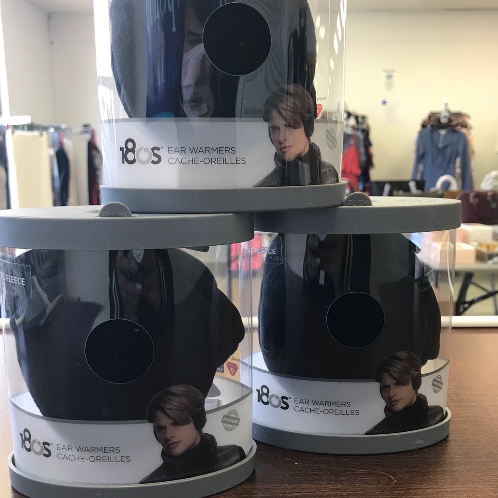 (3) 180s Tec Fleece Ear Warmer Black